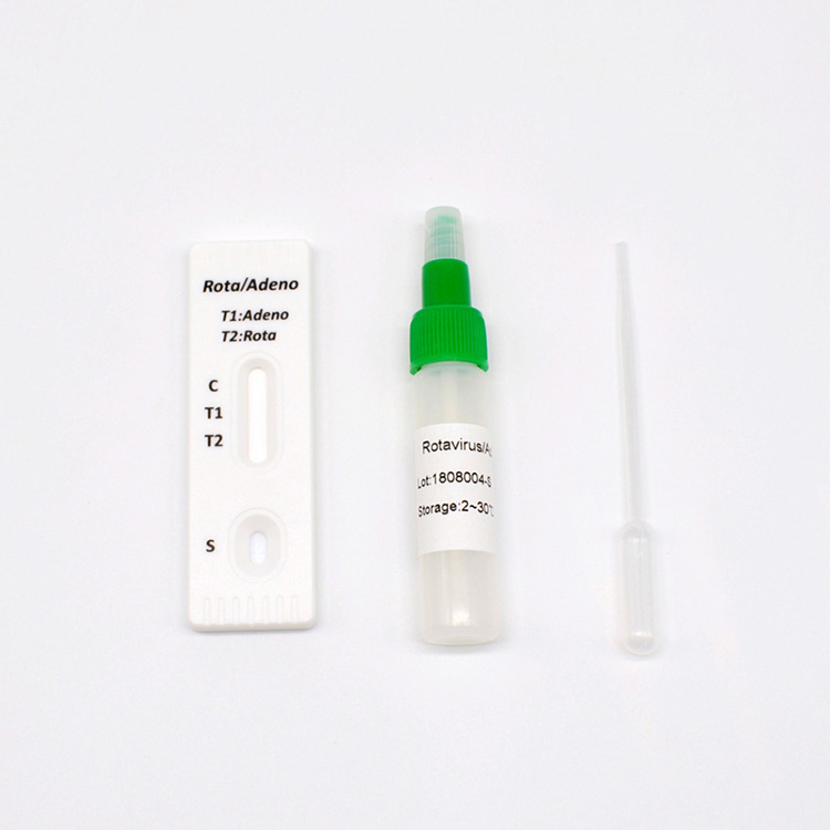 Rotavirus Adenovirus (Фекас) Combo Rapid Test Kit